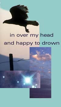 in over my head and happy to drown